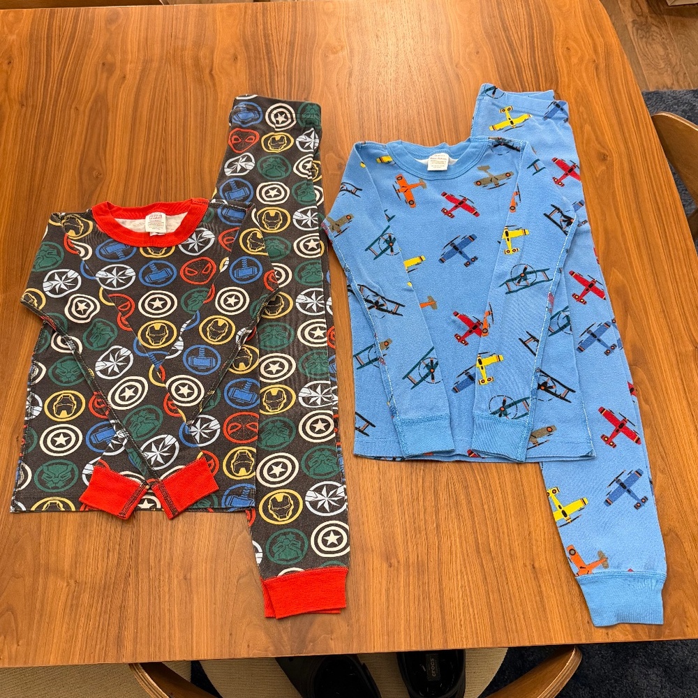 Hanna Andersson Boys Size 8/130cm Pajamas